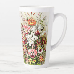 Illustration der Vintagen Orchideen Milchtasse