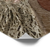 Illustration der Wasserfarbe Poster (Ecke)