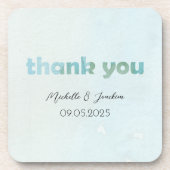 Illustration der Wasserfarben Getränkeuntersetzer (Vorderseite)