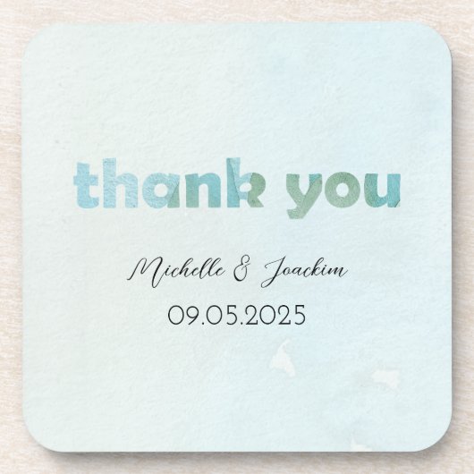 Illustration der Wasserfarben Getränkeuntersetzer (Vorderseite)