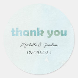 Illustration der Wasserfarben Runder Aufkleber