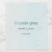 Illustration der Wasserfarben Weinetikett (Einzelnes Label)