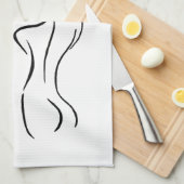 Illustration der weiblichen Kunst Thunder_Cove Geschirrtuch (Viertel Falte)