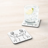 Illustration der weiblichen Kunst Thunder_Cove Getränkeuntersetzer (Rechte Seite)