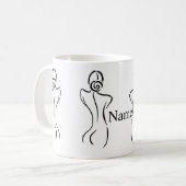 Illustration der weiblichen Kunst Thunder_Cove Kaffeetasse (Vorderseite Links)