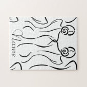 Illustration der weiblichen Kunst Thunder_Cove Puzzle (Horizontal)