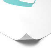 Illustration der weiblichen Stretching Poster (Ecke)