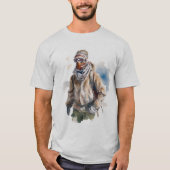 Illustration der Welt in Konflikten T-Shirt (Vorderseite)