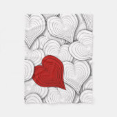 Illustration der Whimsikzwiebeln Fleecedecke (Vorderseite)