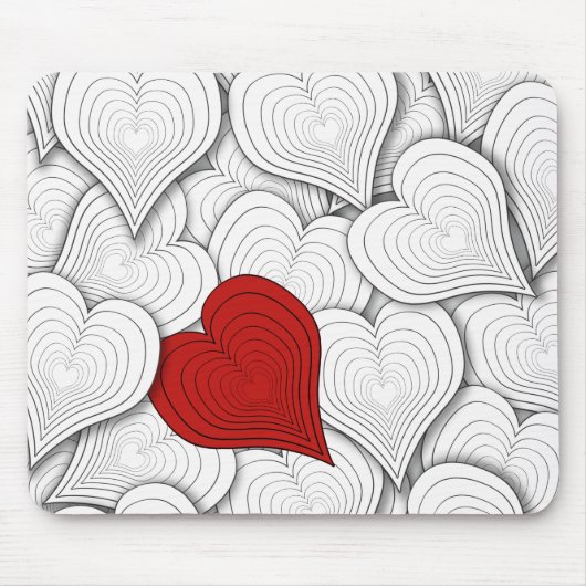 Illustration der Whimsikzwiebeln Mousepad (Vorne)