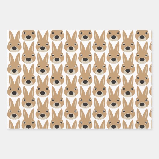 Illustration der wild lebenden Waldtiere Geschenkpapier Set (Vorderseite 3)