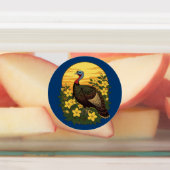 Illustration der wilden Türkei und der Jasmine-Blu Etiketten (Befestigt)