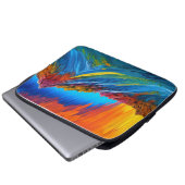 Illustration des Abstrakten Berges Laptopschutzhülle (Vorne Knopf)