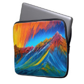 Illustration des Abstrakten Berges Laptopschutzhülle (Vorderseite Links)