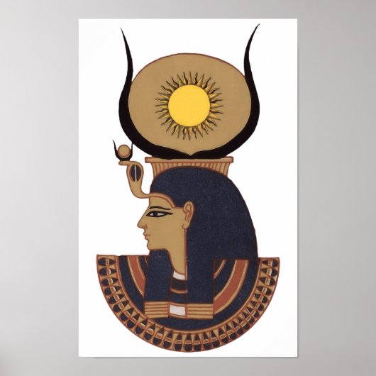 Illustration des alten Osiris Ägyptischer Gott SMA Poster (Vorne)