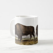 Illustration des amerikanischen Bison (Bos America Kaffeetasse (Vorderseite Links)
