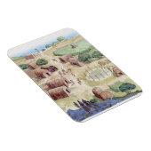 Illustration des amerikanischen Dorfes Magnet (Rechte Seite)