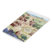 Illustration des amerikanischen Dorfes Magnet (Linke Seite)