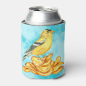 Illustration des amerikanischen Goldfinch Potato C Dosenkühler (Kanne Vorderseite)
