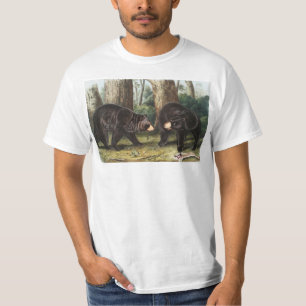 Illustration des Amerikanischen Schwarzbären Ursus T-Shirt