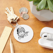 Illustration des amerikanischen Soldaten Schlüsselanhänger