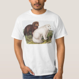 Illustration des Arktischen Foxes (Vulpes lagopus) T-Shirt