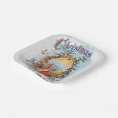 Illustration des biblischen Magi Holiday Pappteller (Gewinkelt)