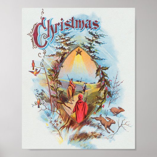 Illustration des biblischen Magi Holiday Poster (Vorne)