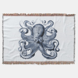 Illustration des blauen Kraken von Ernst Haeckel Decke