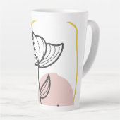 Illustration des Blumendesigns Milchtasse (Rechte Ecke)