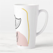 Illustration des Blumendesigns Milchtasse (Rechts)