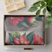 Illustration des Blumenrotes Tropisches Bouquet Seidenpapier (Geschenk)