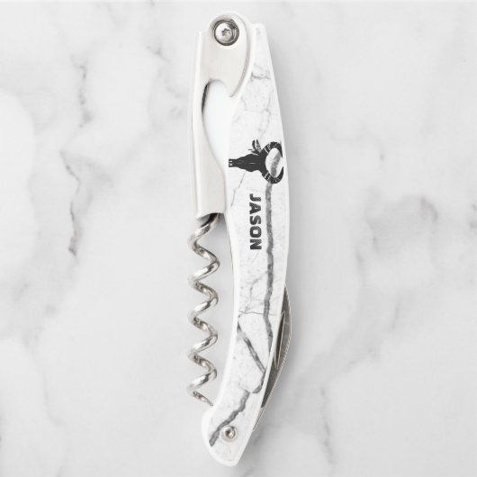 Illustration des Bull Skull Kellnermesser (Vorderseite)