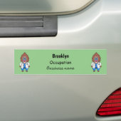 Illustration des Cartoon eines Funny mandrill Autoaufkleber (Auf Auto)