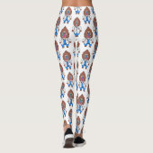 Illustration des Cartoon eines Funny mandrill Leggings (Rückseite)