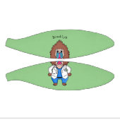 Illustration des Cartoon eines Funny mandrill Mini Basketball (Panele)