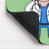 Illustration des Cartoon eines Funny mandrill Mousepad (Ecke)