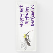 Illustration des Cartoon von Moskitos Banner (Vertikal)