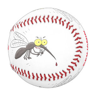 Illustration des Cartoon von Moskitos Baseball