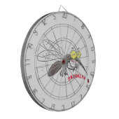 Illustration des Cartoon von Moskitos Dartscheibe (Vorderseite Links)