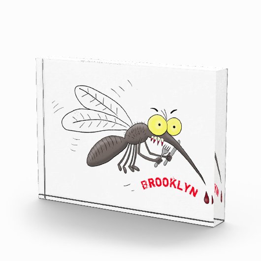 Illustration des Cartoon von Moskitos Fotoblock (Rechts)