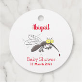 Illustration des Cartoon von Moskitos Geschenkanhänger (Rückseite)