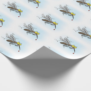 Illustration des Cartoon von Moskitos Geschenkpapier