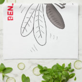 Illustration des Cartoon von Moskitos Geschirrtuch (Gefaltet)