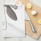 Illustration des Cartoon von Moskitos Geschirrtuch (Viertel Falte)