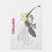 Illustration des Cartoon von Moskitos Geschirrtuch (Vertikal)