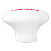 Illustration des Cartoon von Moskitos Keramikknauf (Seitenansicht)