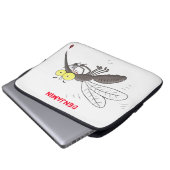 Illustration des Cartoon von Moskitos Laptopschutzhülle (Vorne Knopf)