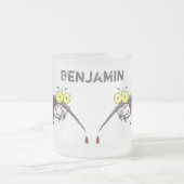 Illustration des Cartoon von Moskitos Mattglastasse (Mittel)