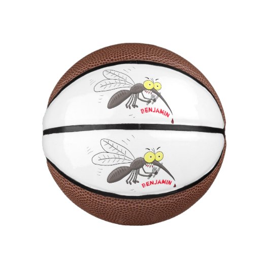 Illustration des Cartoon von Moskitos Mini Basketball (Vorderseite)